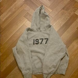 Fear of God Essentials Gray Hoodie